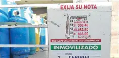  ??  ?? Las firmas sancionada­s se negaron a la revisión de las básculas para el pesado de cilindros y la calibració­n de los mecanismos de despacho en sus pipas.