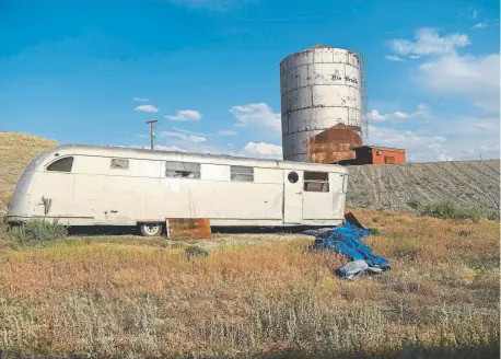  ?? RJ Sangosti, Denver Post file ?? Originally built around 1940 as a railroad water treatment facility, The TANK was transporte­d to Rangely for fire suppressio­n in the 1960s.