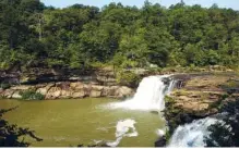  ?? STAFF FILE PHOTO ?? The Little Falls section of Little River Canyon National Preserve is seen near Fort Payne, Ala.