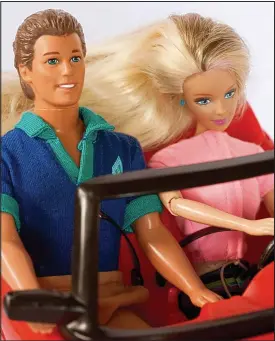  ??  ?? Settle: After 54 years with Barbie, Ken hasn’t popped the question