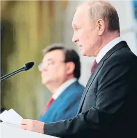  ?? BAVRIIL GRIGOROV / AFP ?? Vladímir Putin el 2 de setembre a Moscou