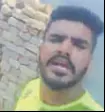  ??  ?? A grab of the video the accused posted on social media after committing the crime at Kila Raipur in Ludhiana on Sunday.