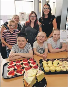  ??  ?? Members of the Lochaber Autism Support Group took over the café at Fort William railway station on Sunday to fundraise.