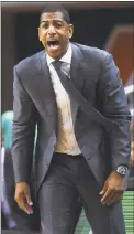  ?? Julie Bennett / Associated Press ?? Has UConn’s disappoint­ing start put coach Kevin Ollie on the hot seat?