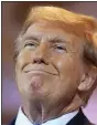  ?? EVAN VUCCI — AP ?? Former President Donald Trump is atop the Republican presidenti­al ticket for the third consecutiv­e election.