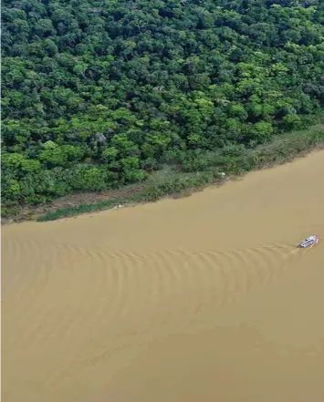  ?? / RHETT A. BUTLER ?? Vista aérea del río Yavarí, en el Amazonas brasileño.