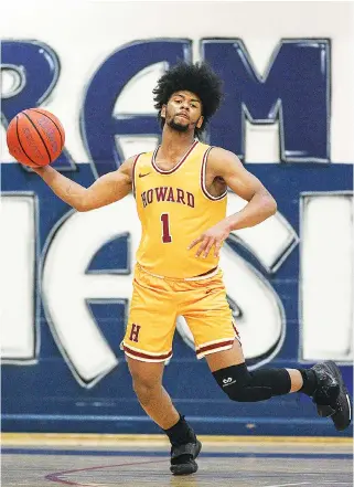  ?? STAFF FILE PHOTO ?? Howard’s Mark Greer had a strong fourth quarter to help the Hustlin’ Tigers beat Brainerd on Saturday night and earn their 10th win of the season.