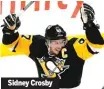  ??  ?? Sidney Crosby