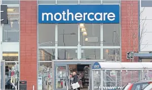  ?? Picture: Steve MacDougall. ?? Mothercare has outlets in Tayside and Fife. The group has yet to confirm which stores will be axed in the restructur­ing.