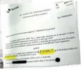  ?? Ansa ?? L’avvocato e professore Giuseppe Conte. Accanto, l’ipoteca di Equitalia