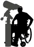  ??  ?? A fixed-pier tripod would be an ideal setup for wheelchair users, allowing easy access to the telescope eyepiece