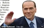  ?? Foto: dpa ?? Silvio Berlusconi