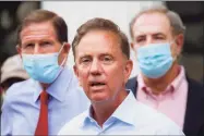  ?? John Minchillo / Associated Press ?? Gov. Ned Lamont