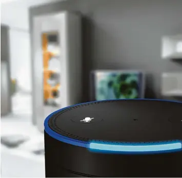  ?? Foto: Fotolia ?? „Alexa“Lautsprech­er von Amazon: Das Smart Home bekommt ein einfaches offenes Betriebssy­stem.