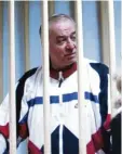  ?? Archivfoto: dpa ?? Sergej Skripal auf einem Foto aus dem Jahr 2006.