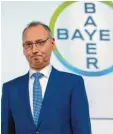  ?? Foto: dpa ?? Bayer-Chef Werner Baumann wird von den Aktionären abgestraft.