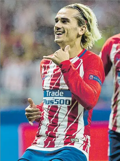  ?? FOTO: EFE ?? Antoine Griezmann, de 26 años, tiene mucha experienci­a en la Liga española. Las buenas relaciones entre Barça y Atlético pueden ayudar