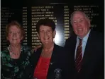  ??  ?? Chris Owens, Winner of Strandhill Golf Club Lady Captain’s Prize, Lady Captain Sheila McCrann & Jim Ownes who had a hole in one on the 2nd hole in the Gents Competitio­n.