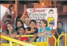  ??  ?? Fans de James en Colombia.
