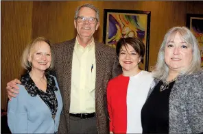  ??  ?? Janet and Dr. Jack Porter with Cindy Wagstaff and Tracy Sublett