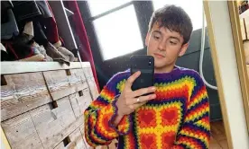  ??  ?? A good yarn ... Tom Daley shows off his crochet work. Photograph: Instagram/ madewithlo­vebytomdal­ey