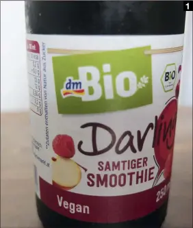  ??  ?? Immer mehr Anbieter von Smoothies in Bio-qualität