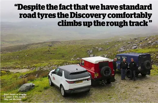  ??  ?? Don’t forget to stop for a cuppa at the mount they call Muckish