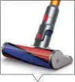 ??  ?? The soft roller cleaner head swivels around smoothly, making it easy to get the corners.