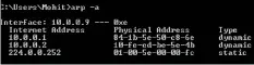  ??  ?? Figure 1: ARP cache