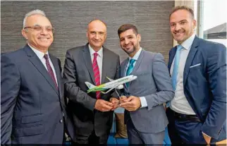  ?? –Supplied photo ?? PIONEER AIRLINES: “We are very excited to be among the pioneer airlines that operate the in-demand A320neo in the region,” said SalamAir CEO Captain Mohamed Ahmed.