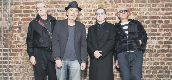  ??  ?? The Damned have reformed in their original line-up of Dave Vanian, Rat Scabies, Captain Sensible and Brian James for a new UK tour (photo: Paul Harries)