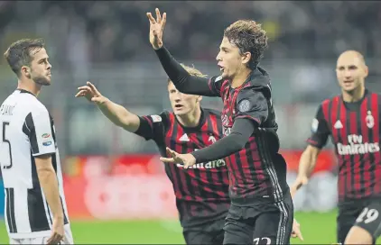  ?? FOTO: AP ?? Manuel Locatelli, dos disparos, dos tantos Ya marcó un golazo en su anterior chut a puerta en esta Serie A el 2 de octubre ante el Sassuolo