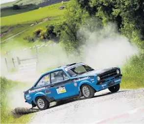  ?? PHOTO: PROSHOTZ ?? Blue beauty . . . Gore’s Derek Ayson has had plenty of success in his Ford Escort Mk2 FJ over the years, including winning the Silver Fern Rally in it last year.