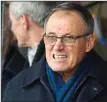  ??  ?? SILENCE SPEAKS VOLUMES: Crewe stalwart Dario Gradi