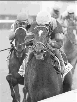  ?? CHURCHILL DOWNS/COADY PHOTOGRAPH­Y ?? The 3-year-old McCraken earned Grade 3 wins this year in the Matt Winn Stakes (above) and the Sam F. Davis Stakes.