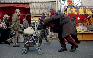  ?? REUTERS ?? Japanese enjoy some of the world’s longest lifespans, but families struggling with low incomes and poverty are abandoning their elderly, sick and senile relatives.