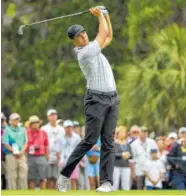  ?? THE ASSOCIATED PRESS ?? Former Baylor School and Vanderbilt University golfer Luke List tied for third this past weekend at the RBC Heritage in Hilton Head, S.C., his third top-five showing this season.