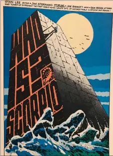  ?? PHTOOS BY MARK PODOLSKI — THE NEWS-HERALD ?? Jim Steranko’s ground-breaking three-page opening in issue No. 1of “Nick Fury, Agent of SHIELD” features no caption bubbles.