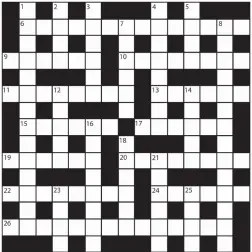  ?? PRIZES of £20 will be awarded to the senders of the first three correct solutions checked. Solutions to: Daily Mail Prize Crossword No. 16,014, PO BOX 3451, Norwich NR7 7NR. Entries may be submitted by second-class post. Envelopes must be postmarked no la ??