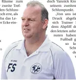  ??  ?? VfL-Trainer Frank Stoffels