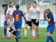  ??  ?? FAIR PLAY. El Barcelona se quedó atrás.