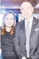  ??  ?? Auto Nation Group Inc. president Felix Ang and wife Grace.