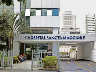  ?? Rubens Cavallari - 20.mar.20/Folhapress ?? Hospital Sancta Maggiori, da Prevent Senior, em São Paulo