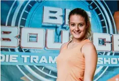  ?? Foto: MG RTL D/Markus Hertrich ?? Jessica Pilz vom TSV Friedberg ist heute in der RTL Trampolin Show „Big Bounce“zu sehen.