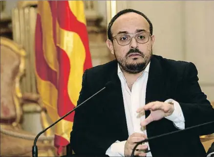  ?? VICENÇ LLURBA ?? El portavoz del PP en el Parlament, Alejandro Fernández, ya pactó con el PSC en Tarragona