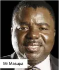  ??  ?? Mr Masupa