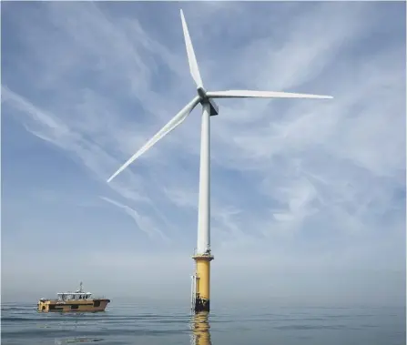  ?? PICTURE: GETTY IMAGES ?? 0 Neart na Gaoithe is the only offshore windfarm in Scottish waters initiated within the past decade.