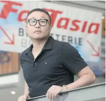  ?? PIERRE OBENDRAUF ?? South Korean filmmaker Jung Byung-gil at Fantasia’s Concordia University headquarte­rs. Jung’s The Villainess was inspired by Luc Besson’s 1990 female killing-machine classic, Nikita.