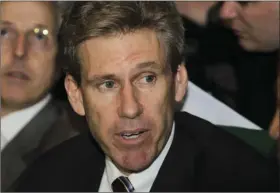  ?? AP PHOTO/ BEN CURTIS ?? In this April 11, 2011 file photo, then-U.S. envoy Chris Stevens attends meetings at the Tibesty Hotel in Benghazi, Libya. U.S. special operations forces captured a militant in Libya.