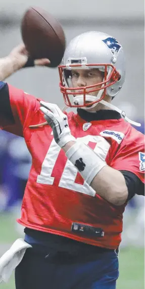  ?? Pictures: AP ?? SUPERSTAR: New England Patriots quarterbac­k Tom Brady.
